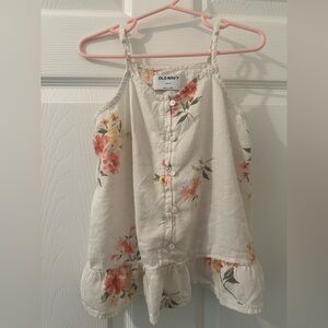 Old Navy Floral Button-Down Camisole